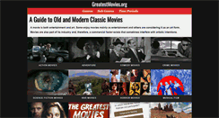 Desktop Screenshot of greatestmovies.org